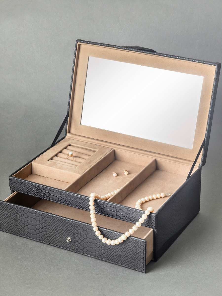 Jewellery Box - Faux Leather