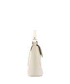Vienna - Ladies Leather Structured Bucket Bag | Ivory
