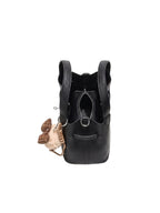 Noelle - Ladies Bucket Bag with Teddy Bear charm, faux leather | Black