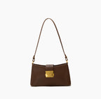 Felice - Ladies Baguette Bag Faux Leather | Dark Brown