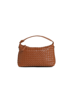 Fero - Ladies Woven Handbag, Faux Leather | Tan
