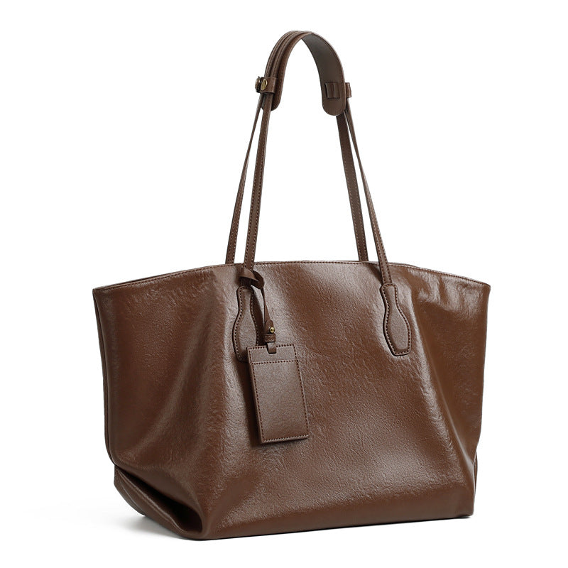 Verona Tote Bag Leather | Brown