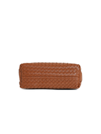 Fero - Ladies Woven Handbag, Faux Leather | Tan