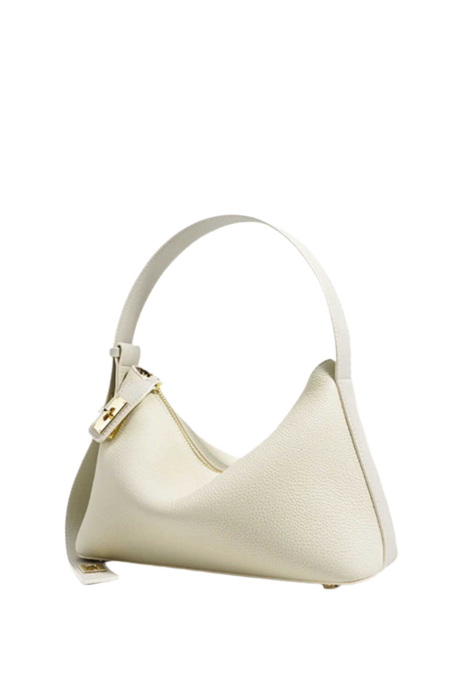 Lumi - Ladies leather Baguette | Ivory