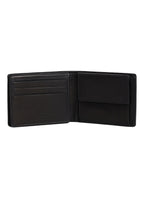 Snello Bi-Fold Men's Leather Wallet With RFID | Black