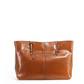 Patina Wide Tote Bag, Leather