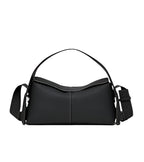 Pelle - Ladies Leather Baguette Bag | Black