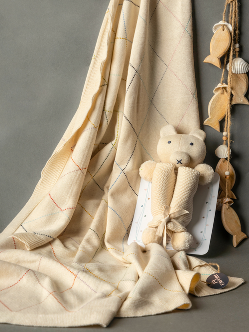 Baby Blanket With Cuddle Cloth