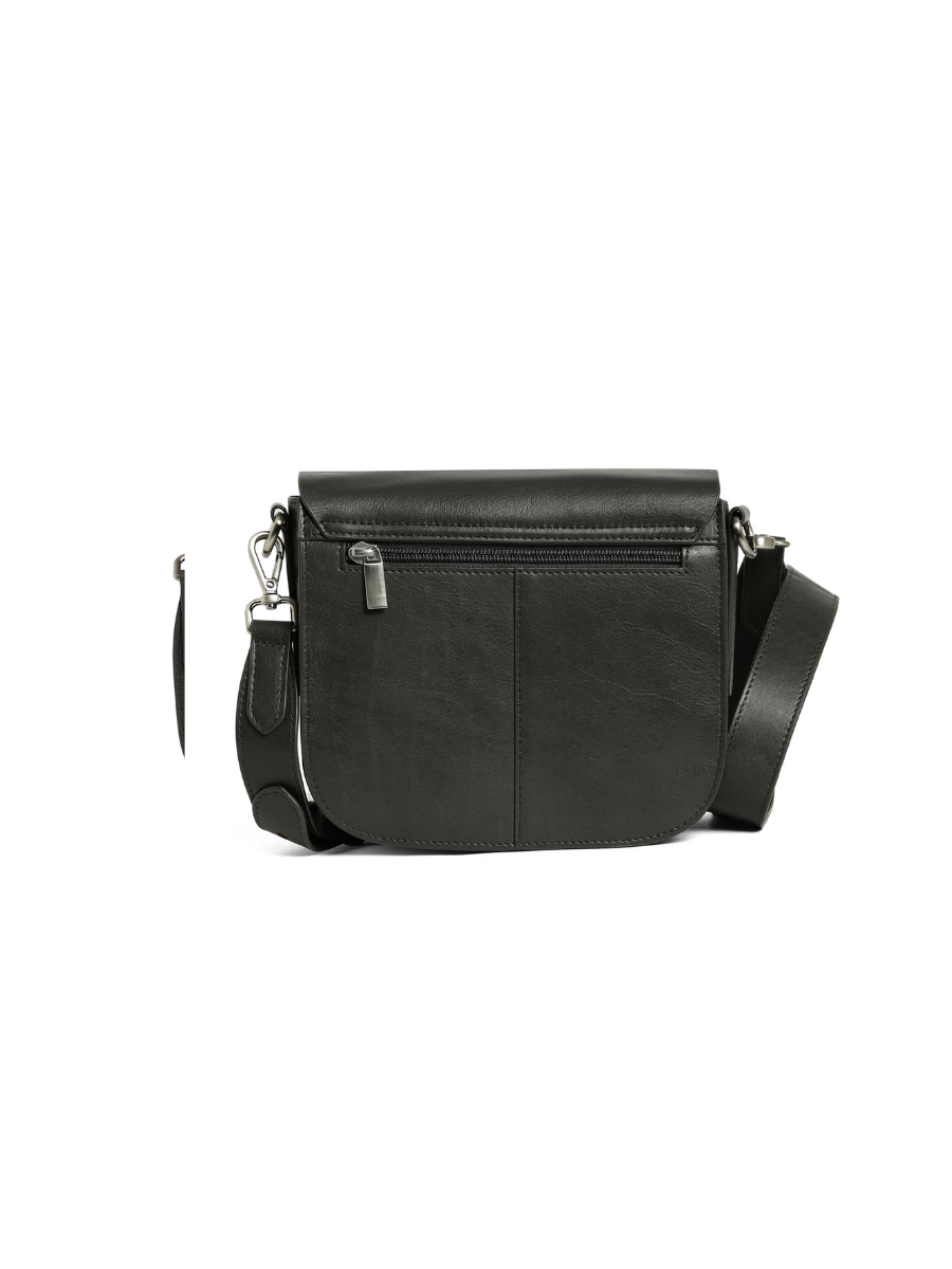 Cintola - Ladies Leather Handbag with dual sling  | Forest Green