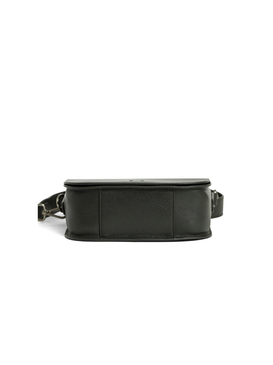 Cintola - Ladies Leather Handbag with dual sling  | Forest Green