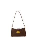 Felice - Ladies Baguette Bag Faux Leather | Dark Brown