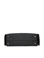 Pelle - Ladies Leather Baguette Bag | Black