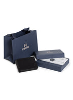 Snello Bi-Fold Men's Leather Wallet With RFID | Black