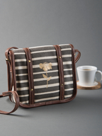 Retro Stripe Ladies Cross Body Bag