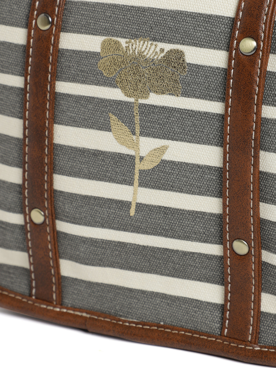 Retro Stripe Ladies Cross Body Bag