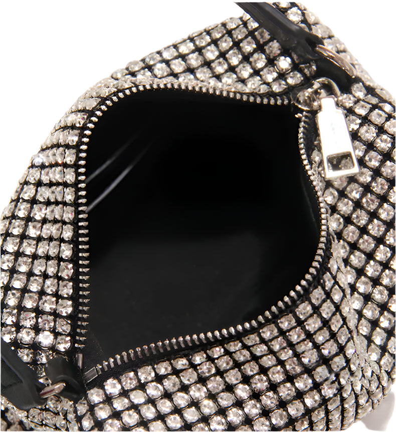 Fulgora - Box Bag With Rhinestones