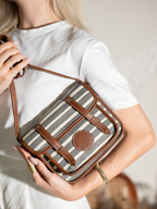 Retro Stripe Ladies Cross Body Bag
