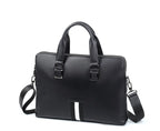 Conrad -Genuine Leather Laptop Bag I Black