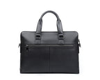 Conrad -Genuine Leather Laptop Bag I Black
