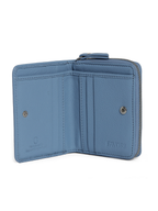 Aero Bi-Fold Wallet, Leather With RFID Blocking | Blissful Blue