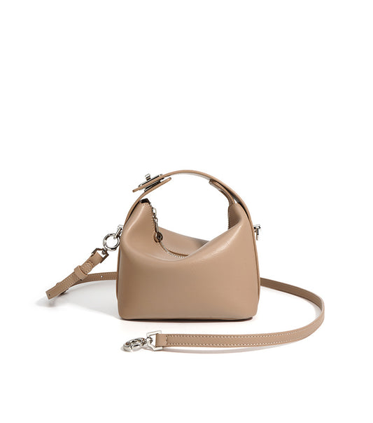 Liora - Ladies Leather Handbag | Smoke Powder