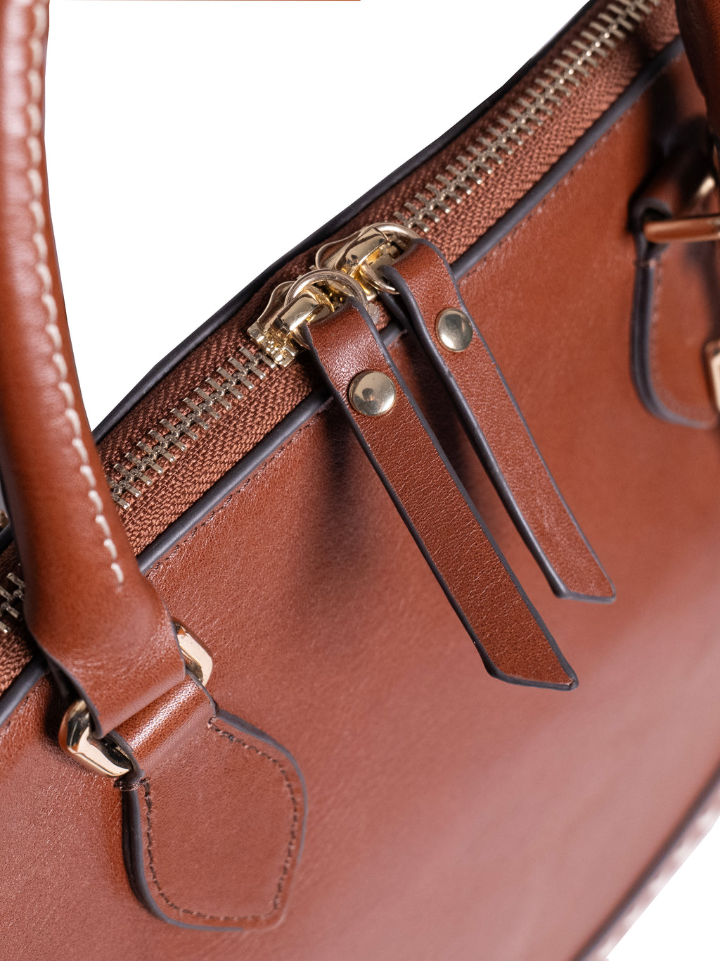 Anette — Leather Satchel Bag