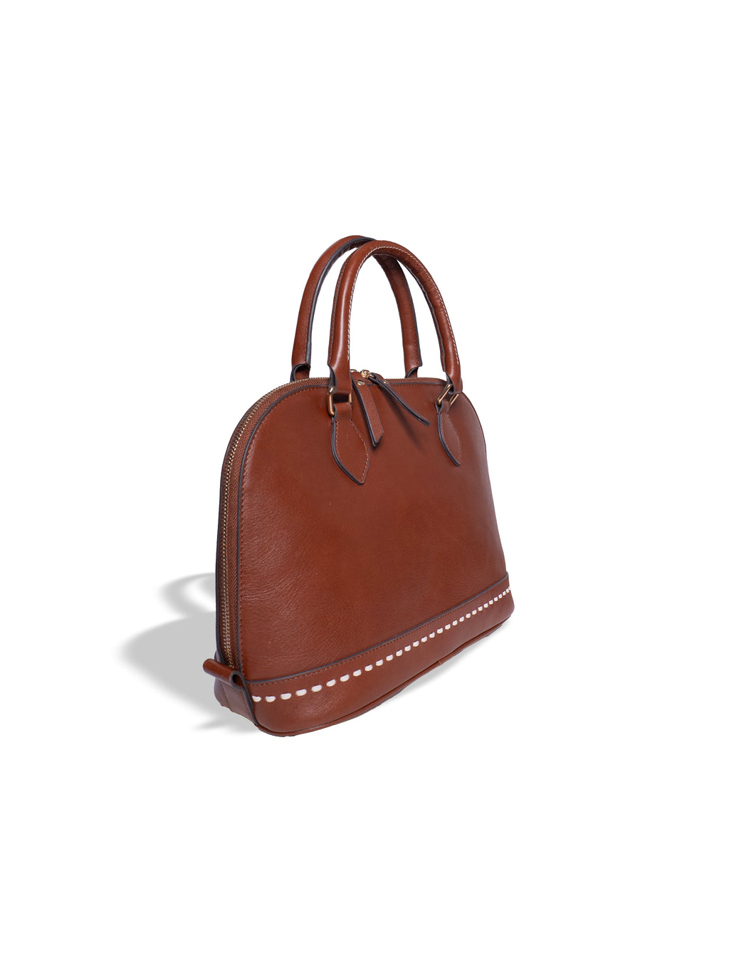 Anette — Leather Satchel Bag