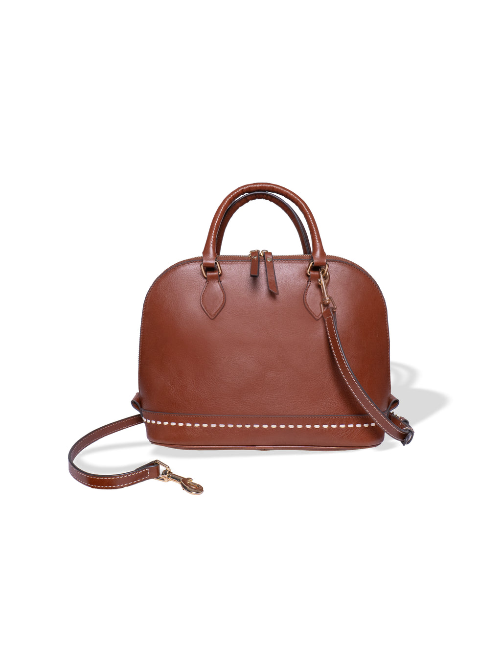 Anette — Leather Satchel Bag