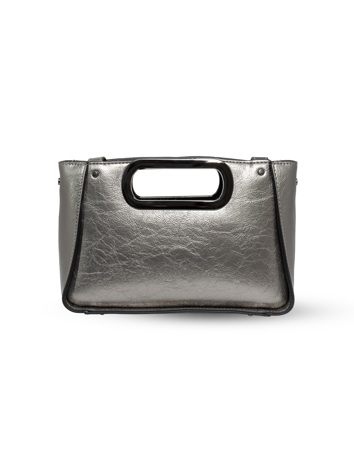 Aurelia- Ladies Clutch Bag Faux Leather | Pewter