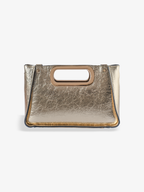 Aurelia- Ladies Clutch Bag Faux Leather | Gold
