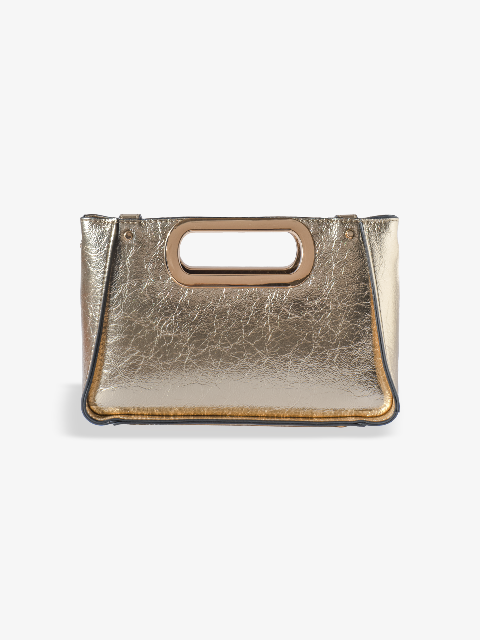Aurelia- Ladies Clutch Bag Faux Leather | Gold
