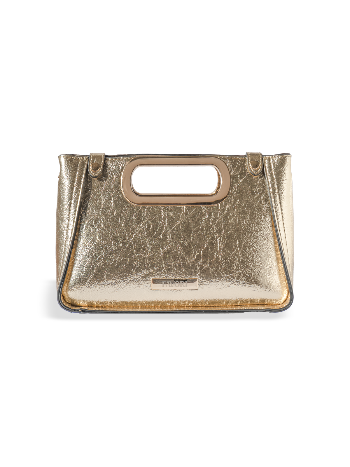 Aurelia- Ladies Clutch Bag Faux Leather | Gold