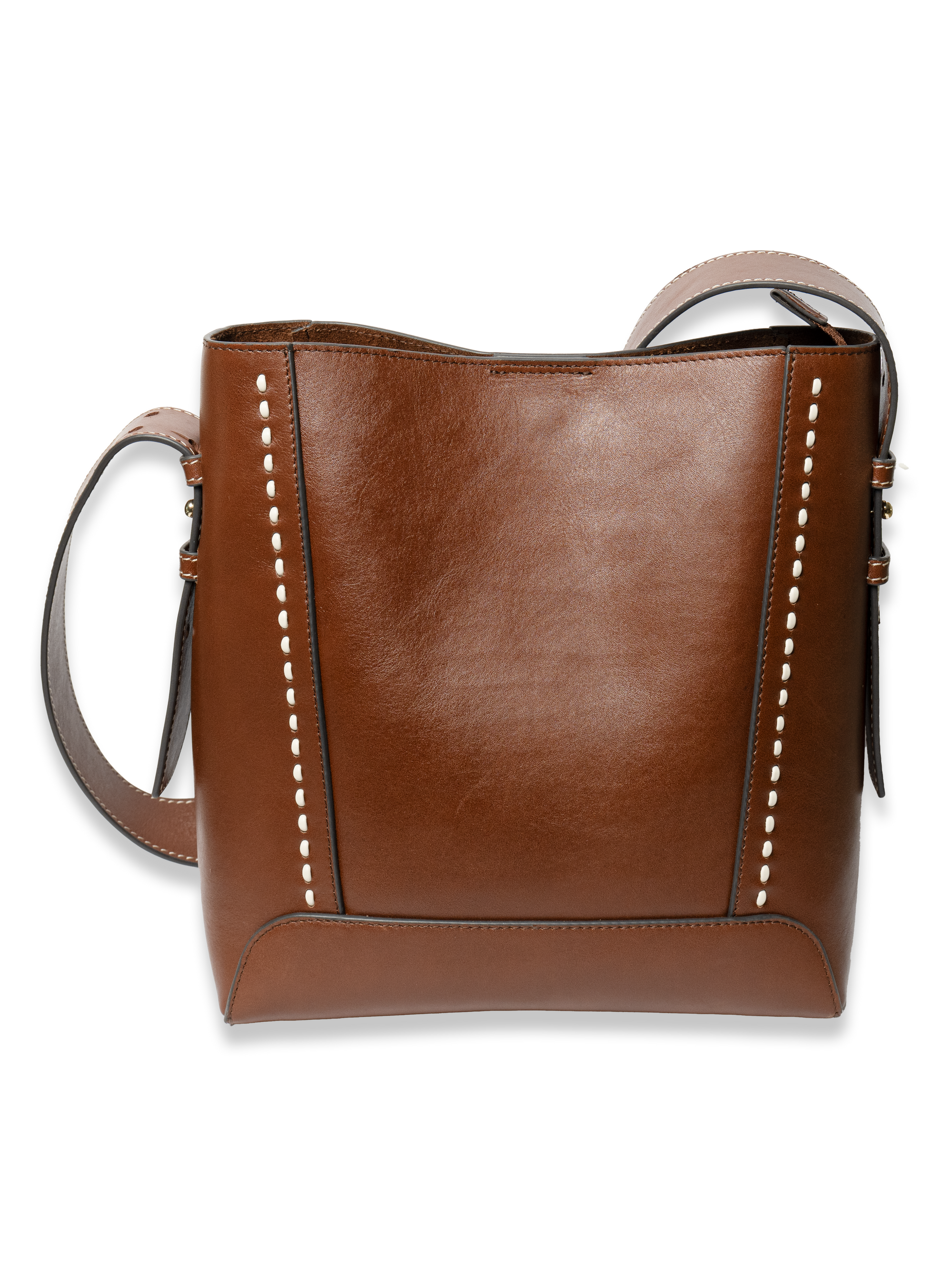 Colette-Ladies Leather Tote bag, Cognac