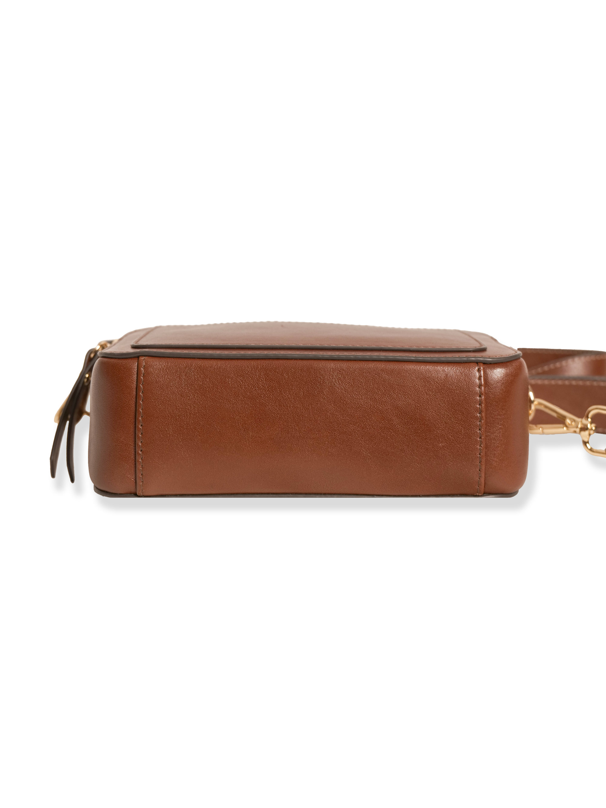 Odette -Ladies Leather Crossbody bag, Cognac