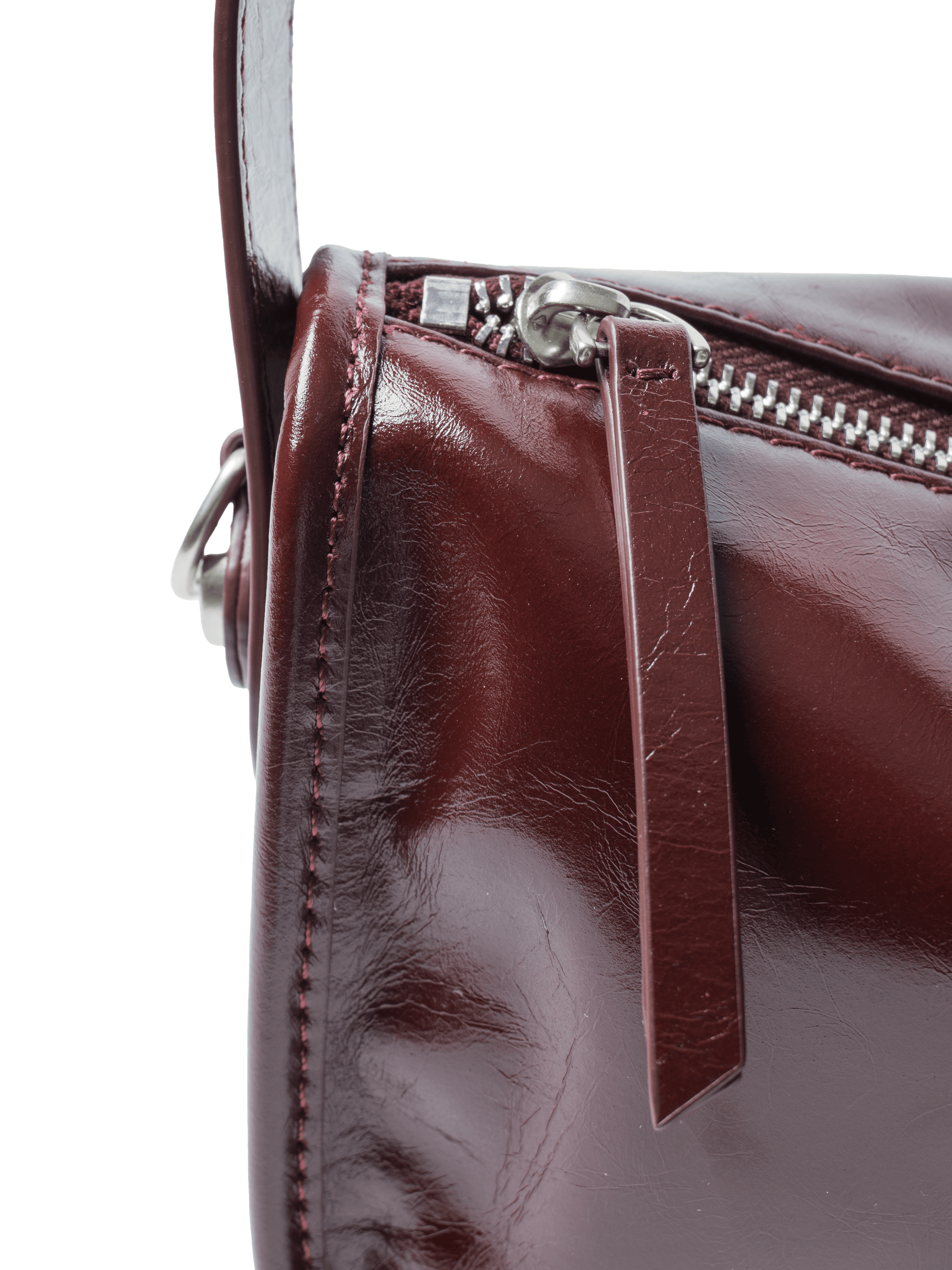 Emily - Ladies Leather Handbag I Cherry