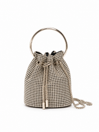 Fiama - Bucket Bag With Rhinestones, col.silver