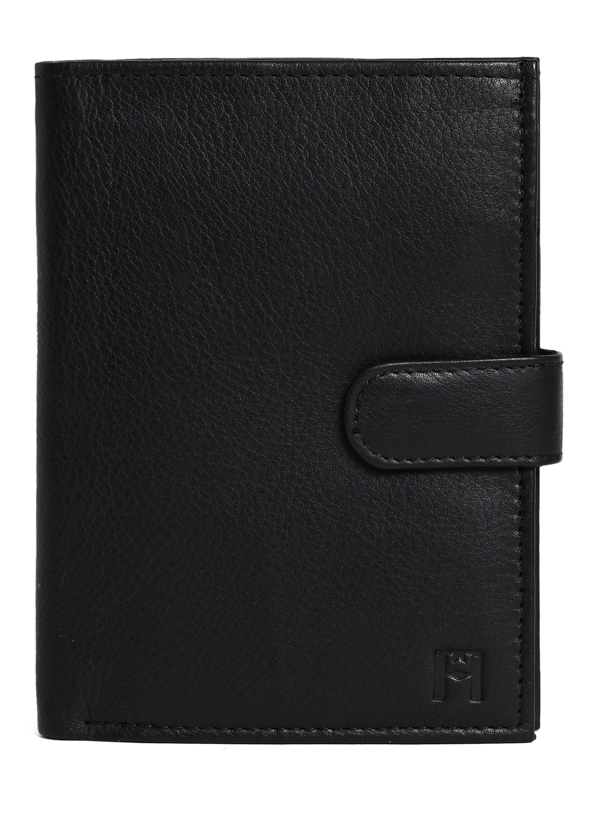 Filato Passport Leather Wallet With RFID | Black