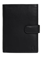 Filato Passport Leather Wallet With RFID | Black