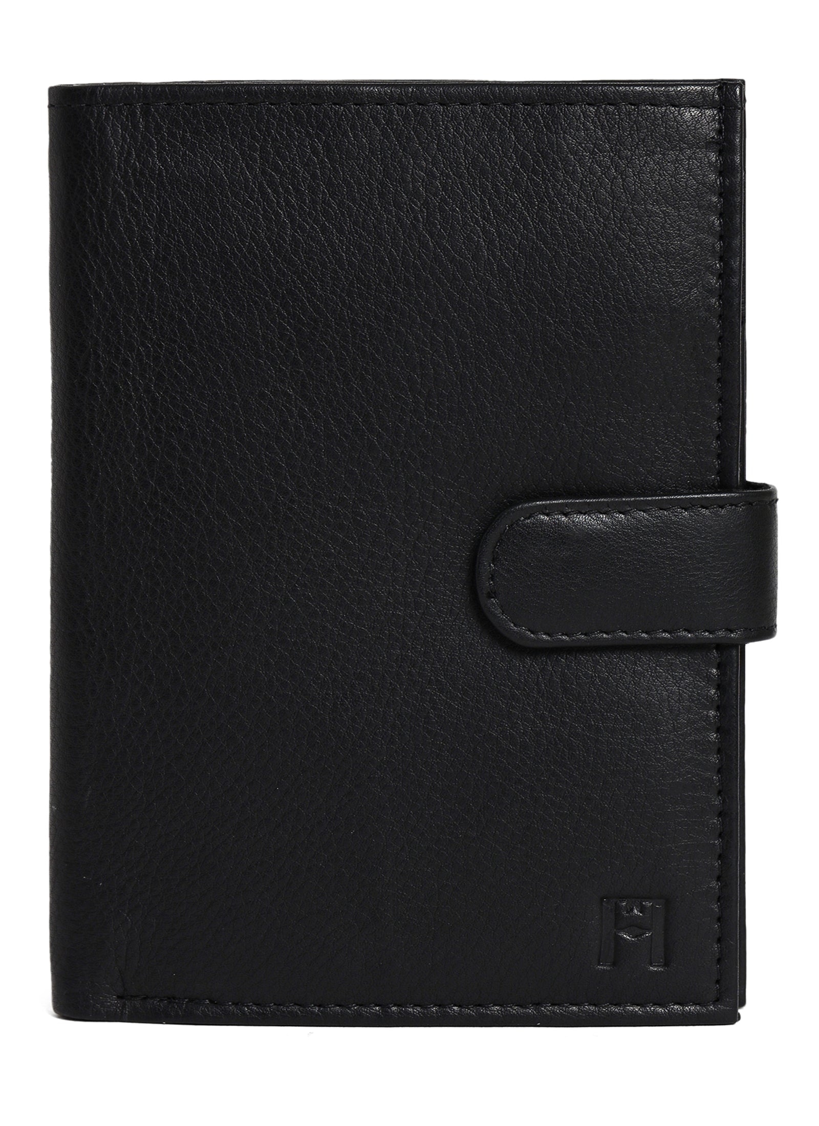 Filato Passport Leather Wallet With RFID | Black