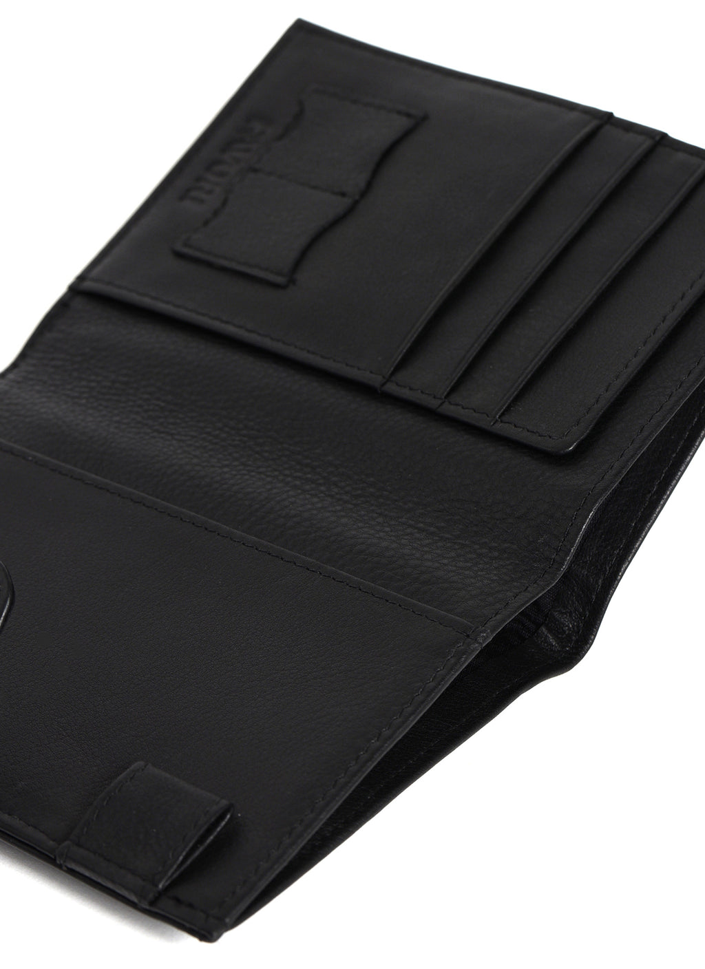 Filato Passport Leather Wallet With RFID | Black