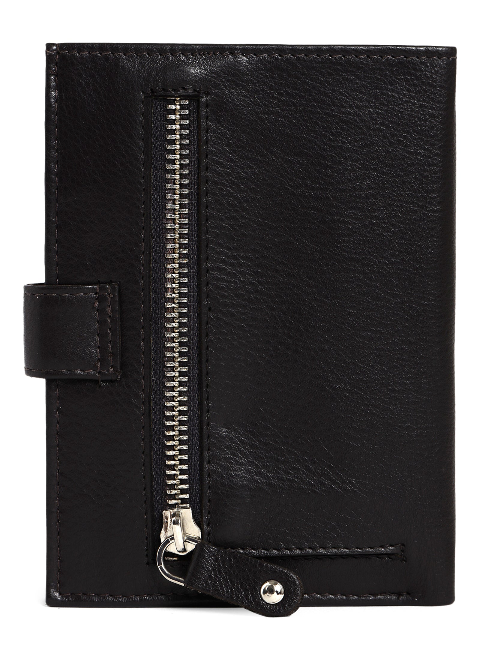 Filato Passport Leather Wallet With RFID | Dark Brown