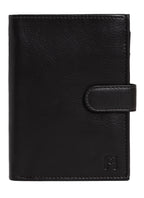 Filato Passport Leather Wallet With RFID | Dark Brown