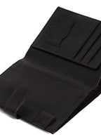 Filato Passport Leather Wallet With RFID | Dark Brown