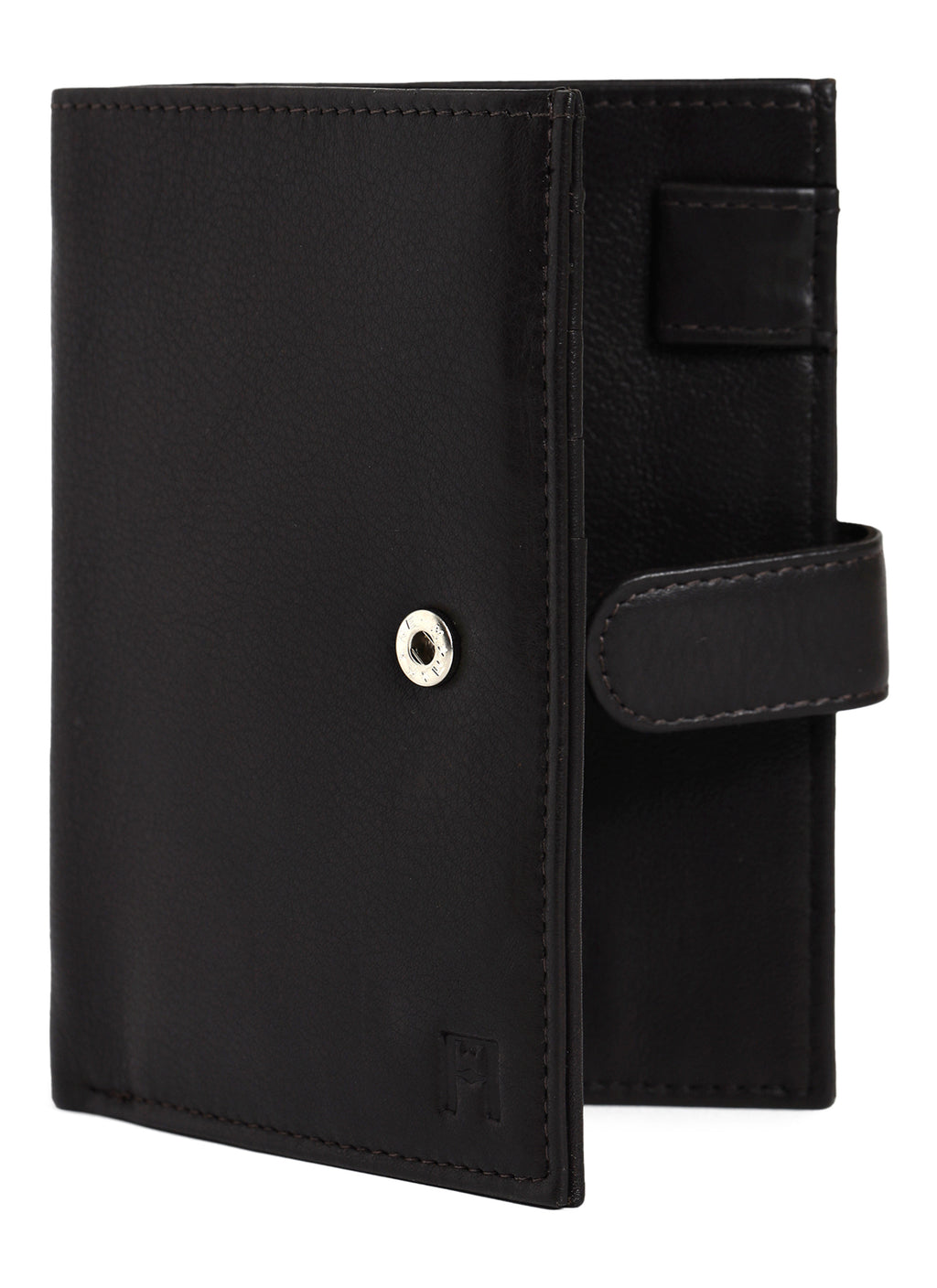 Filato Passport Leather Wallet With RFID | Dark Brown