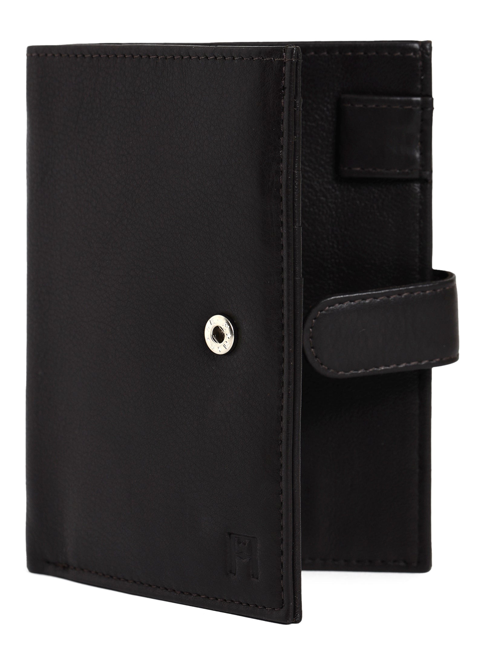 Filato Passport Leather Wallet With RFID | Dark Brown
