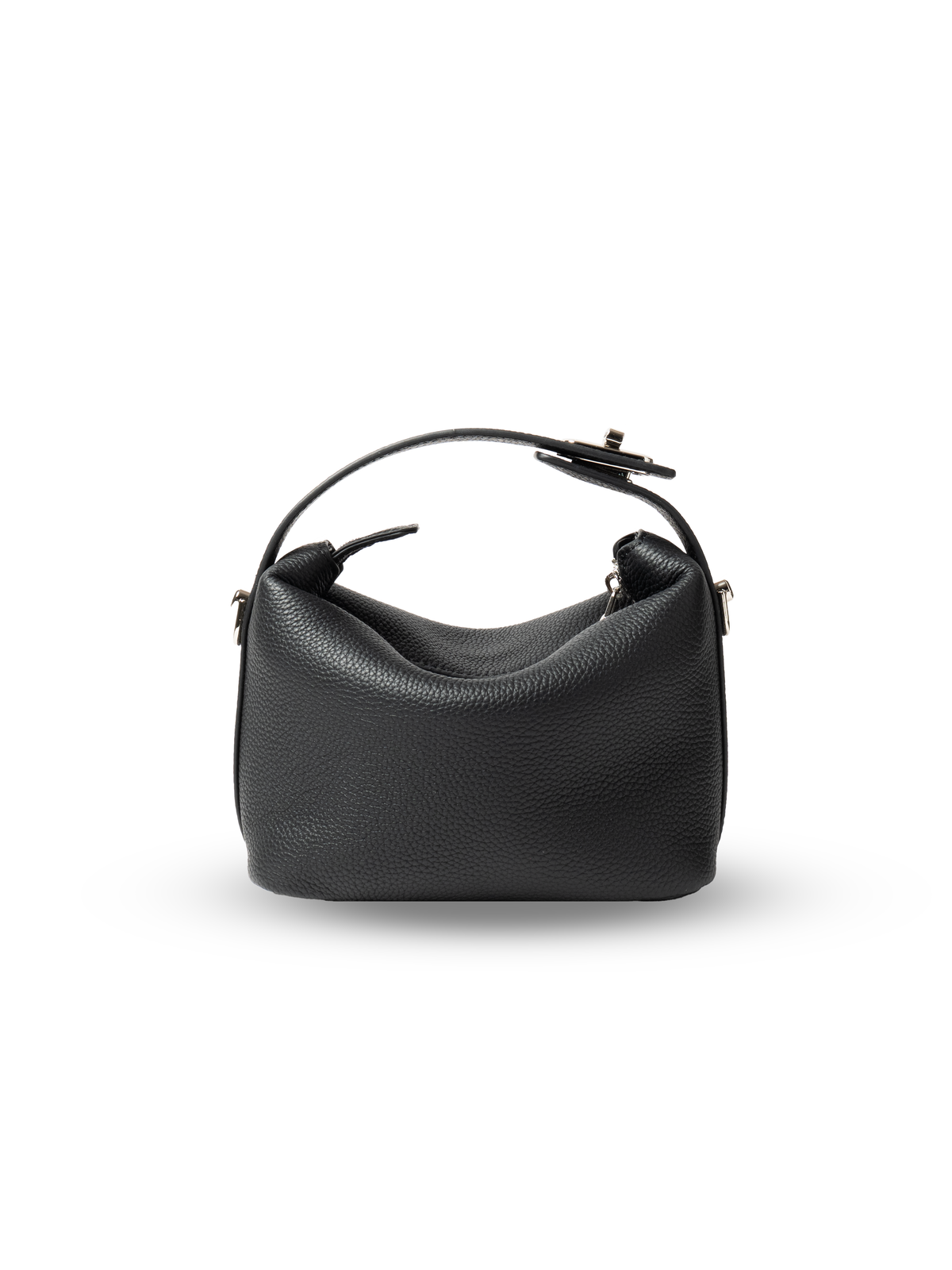 Liora Pebble - Ladies Leather Handbag  | Black
