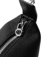 Liora Pebble - Ladies Leather Handbag  | Black