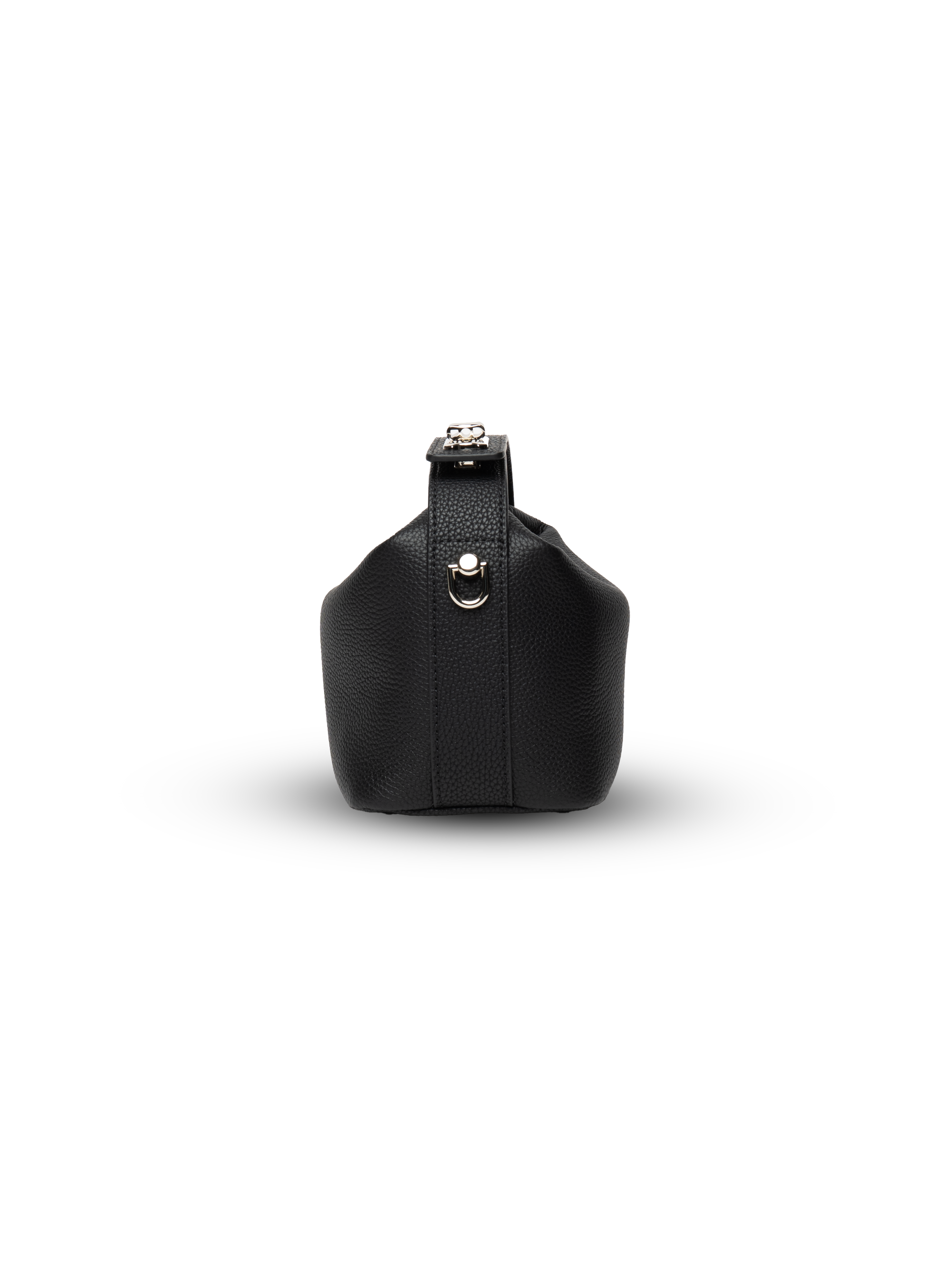 Liora Pebble - Ladies Leather Handbag  | Black