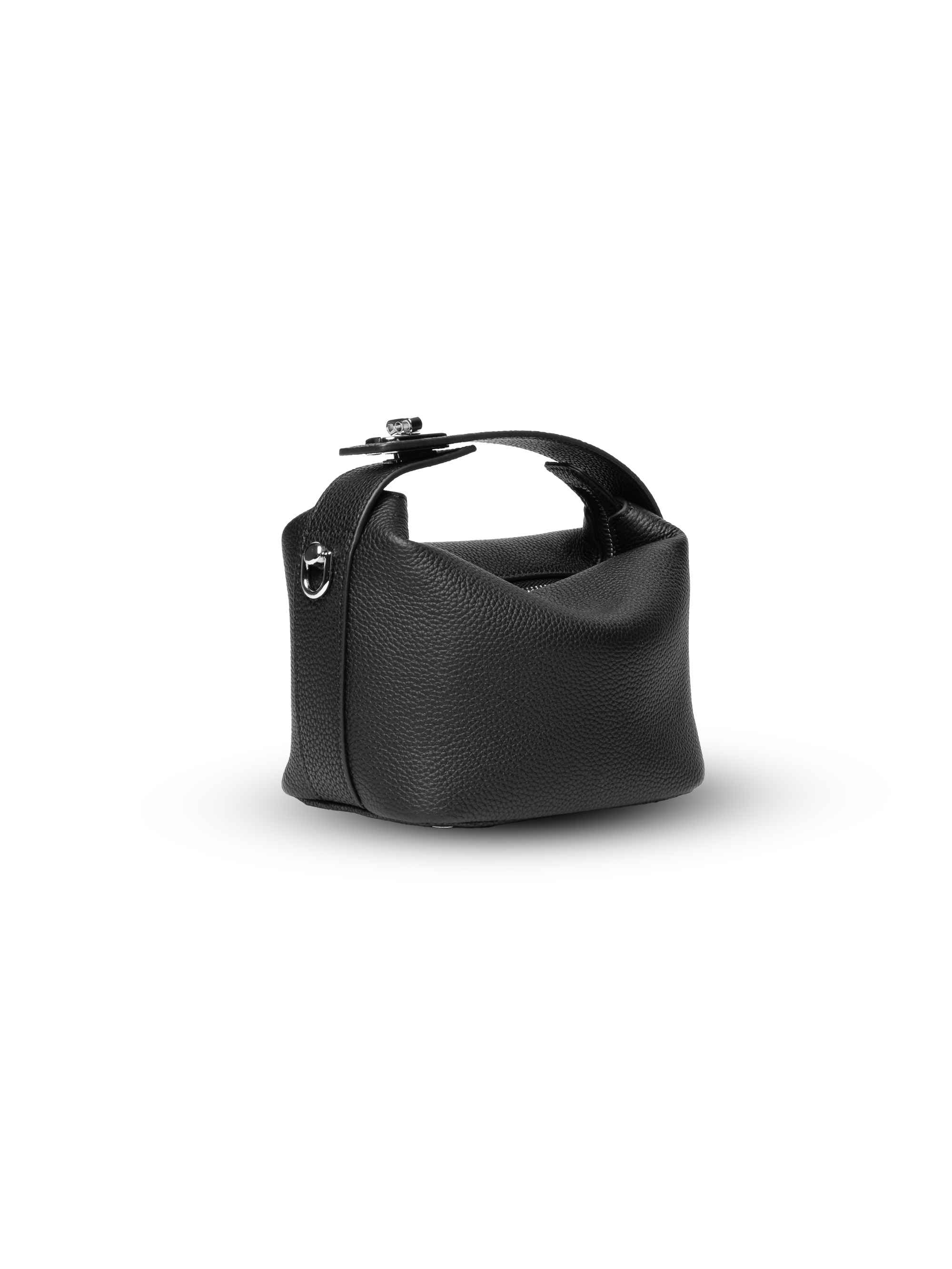 Liora Pebble - Ladies Leather Handbag  | Black
