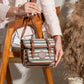 Retro Stripe Ladies Cross body Bag